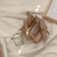 Handmade Coastal Wood Tealight Candle Holder - Image 7