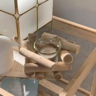 Handmade Coastal Wood Tealight Candle Holder - Image 5