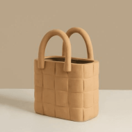 Garden Weave Basket Ceramic Vase - Image 14