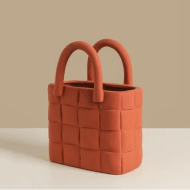 Garden Weave Basket Ceramic Vase - Image 12