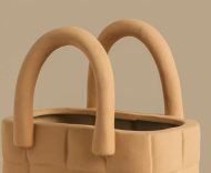 Garden Weave Basket Ceramic Vase - Image 11