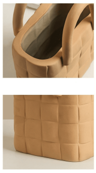 Garden Weave Basket Ceramic Vase - Image 13