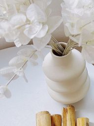 Meringue Abstract Ceramic Vase - Image 8