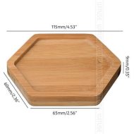 Natural Bamboo Planter Saucer Trays - Image 24