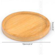 Natural Bamboo Planter Saucer Trays - Image 18