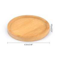 Natural Bamboo Planter Saucer Trays - Image 14