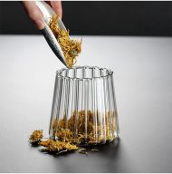 Charm Ripple Glass Storage Jars with Lid - Image 8