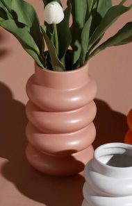 Chunky Rolls Ceramic Vase - Image 5