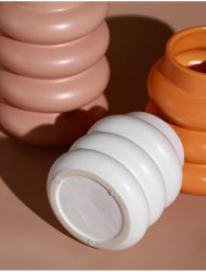 Chunky Rolls Ceramic Vase - Image 4