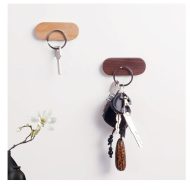 Magnetic Wooden Wall Key Holder - Image 3