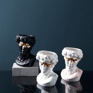 Ceramic David Bust Planter Vase Statue - Image 4