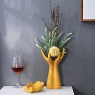Tole Decorative Vase - Image 2