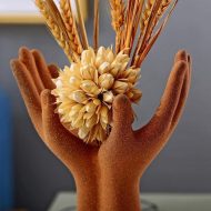 Tole Decorative Vase - Image 4