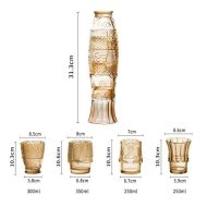 Colored Koi Fish-shaped Glass Cup Set - Image 11