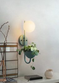 Savoy Wall Lamp, Planter & Organizer - Image 16