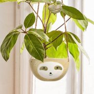 Sloth Ceramic Hanging Succulent Planter - Image 5