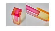 Modern Prism Acrylic Vase - Image 10
