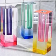Modern Prism Acrylic Vase - Image 3