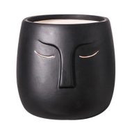 Ceramic Abstract Sleeping Face Planter - Image 12