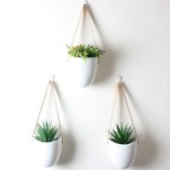 Ceramic Satchel Hanging Planters - Image 7