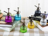 Colored Glass Plant Mister Spray Bottle - Image 2