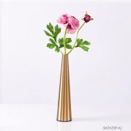 Gold Metal Cone Vase - Image 14