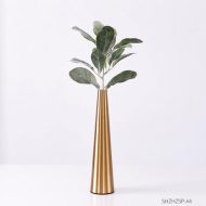 Gold Metal Cone Vase - Image 8