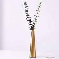Gold Metal Cone Vase - Image 13