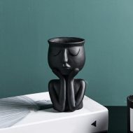 Cupping Face Resting Ceramic Planter - Image 10