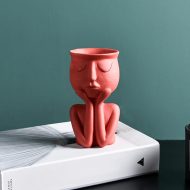 Cupping Face Resting Ceramic Planter - Image 7