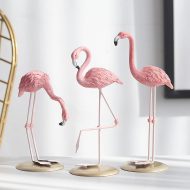 Tropical Flamingo Figurines - Image 3