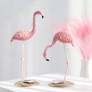 Tropical Flamingo Figurines - Image 2