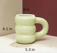 Chunko Thick Bubble Roll Ceramic Mug - Image 12