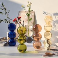 Crystal Glass Bubble Vase - Image 7