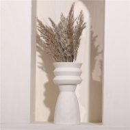 Alora White Ceramic Vases - Image 2
