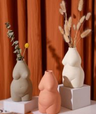 Feminine Curves Nude Female Ceramic Vase - Image 6