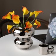 Ring Dance Plated Ceramic Vases - Image 7