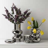 Ring Dance Plated Ceramic Vases - Image 5