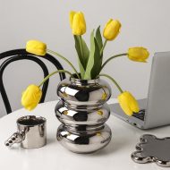 Ring Dance Plated Ceramic Vases - Image 8