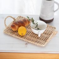 Woven Rattan Serving Tray - Image 5