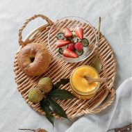 Woven Rattan Serving Tray - Image 9