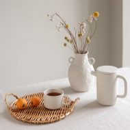 Woven Rattan Serving Tray - Image 4
