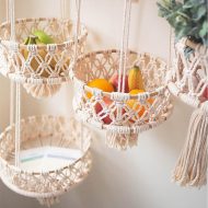 Mae Tiered Macrame Hanging Basket - Image 5