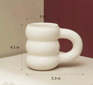 Chunko Thick Bubble Roll Ceramic Mug - Image 9