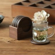 Pine Wood Coasters 6-Piece Set - Image 2