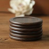 Pine Wood Coasters 6-Piece Set - Image 3