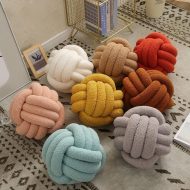 Triple Knot Cotton Fleece Pillow - Image 2