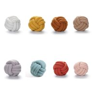 Triple Knot Cotton Fleece Pillow - Image 17