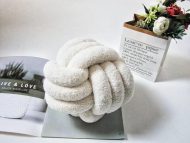 Triple Knot Cotton Fleece Pillow - Image 7