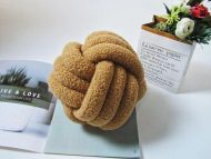 Triple Knot Cotton Fleece Pillow - Image 4